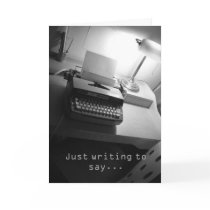 Just Writing Card