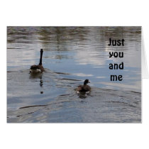 JUST YOU/ME SWIMMING IN HARMONY FRIENSHIP CARD