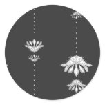 justdecor_bw round sticker