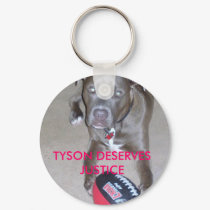 Justice 4 Tyson keychains