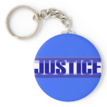 Justice (Barred) Keychain