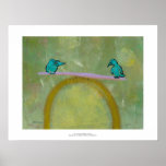 Justice birds delicate balance fun unique art posters