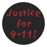 Justice for 9-11 Sticker