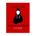 Justice for Shaima Alawadi postcards