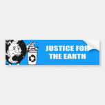 JUSTICE FOR THE EARTH BUMPER STICKER