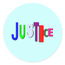Justice in Color B Sticker