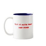 Justice is blind coffee mug