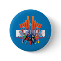 Justice League "Against All Odds" Pinback Button