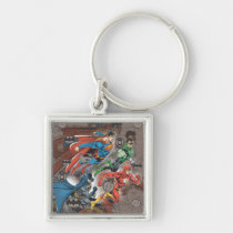 justice league, dc comic books, dc comics, Keychain with custom graphic design