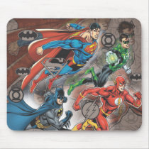 justice league, dc comic books, dc comics, Mouse pad with custom graphic design