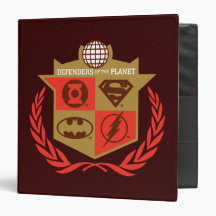 Justice League Defenders of the Planet Vinyl Binders