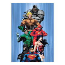 Justice League - Group 3 Invitations