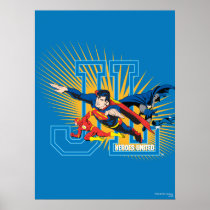 Justice League Heroes United Print
