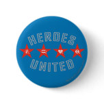 Justice League Heroes Untied Logos buttons
