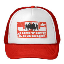Justice League Logo and Character Silhouettes Hat