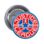 Justice League Logo Pinback Button Justice League Logo Pinback Button
