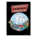 Justice League of America Group Greeting Cards