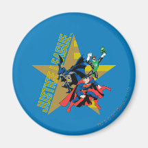 Justice League Star Heroes Refrigerator Magnet