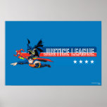 Justice League Stars and Stripes Print