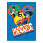 Justice League "Strength in Numbers" Postcard