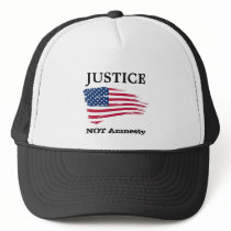 Justice not amnesty mesh hat