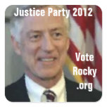 Justice Party 2012 stickers