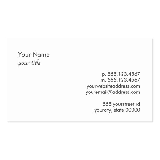 Justice Scale  Attorney Black and White Business Cards (back side)