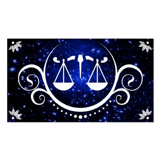 justice scale sophistications business card templates (front side)