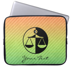Justice Scales Laptop Sleeve