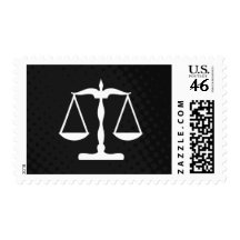 justice scales stamp
