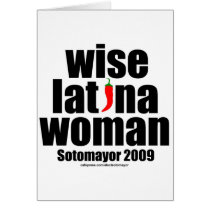 Justice Sotomayor . . . Wise Latina Woman Card