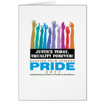 Justice Today Equality Forever Card