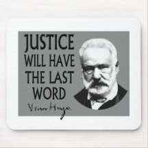 Justice will have the last word mouse pad