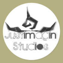 Justimagin Studios Logo Sticker