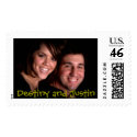 Justin and Destiny, Destiny and Justin postage