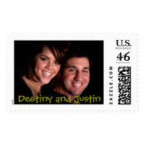 Justin and Destiny, Destiny and Justin postage