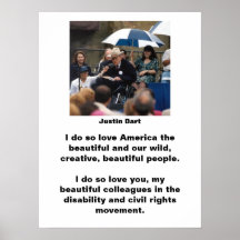 Justin Dart Quote 1 Posters