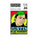 Justin is my homeboy postage