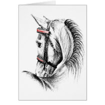 JUSTIN MORGAN 5x7 Greeting Card