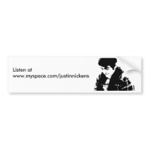 Justin Nickens Bumper Sticker bumper stickers