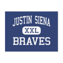 Justin Siena - Braves - High - Napa California postcards by customteamsportswear Justin Siena - Braves - High - Napa California postcards