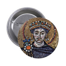 Justinian I, San Vitale (Ravenna) Choir Mosaics A Button