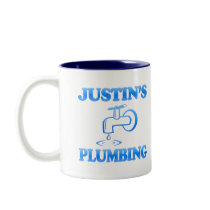 Justin's Plumbing mugs
