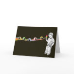 Justin's Popsicle Rainbow Note Card