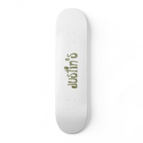 Justin's skateboards by JessicaInSeattle Justin's skateboards