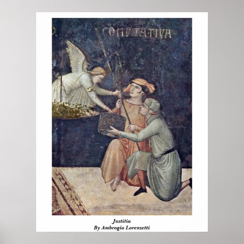 Justitia By Ambrogio Lorenzetti Print