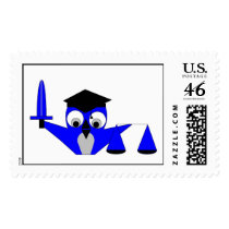 Justus the Owl postage