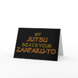 Jutsu vs Zanpaku-to Greeting Cards