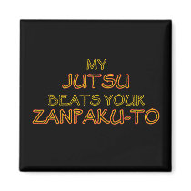 Jutsu vs Zanpaku-to Magnets by AnimeFanatic Jutsu vs Zanpaku-to Magnets