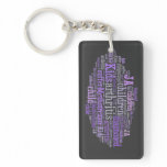 Juvenile Arthritis Awareness Keychain JIA JRA key chains